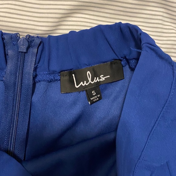 Lulus Thoughts of You Royal Blue Two-Piece Maxi - Picture 5 of 9